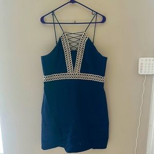 Navy and Gold Lilly Pulitzer Dress